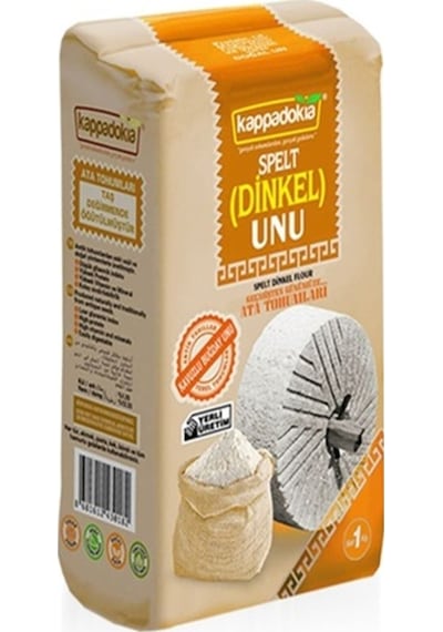 Kappadokia Kızıl Buğday, Spelt Dinkel Unu 6 Adet X 1kg Eko Paket