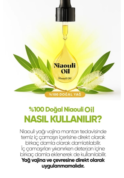 Glow Whıte Niaouli Uçucu Yağı 10 Ml %100 Saf Ve Doğal