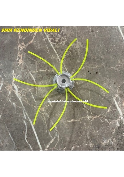 Dmr Benzinli Tırpan Başlığı Metal Tırpan Kafası Tırpan Misina Başlık Kendinden Vidalı