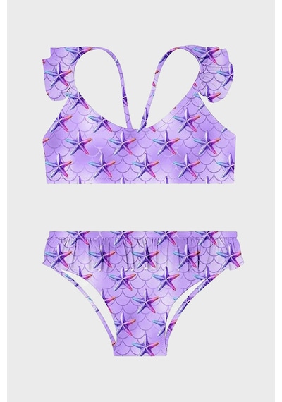 Slipstop Delicate Kolay Kuruyan Uv Korumalı Fırfırlı Bikini Kız Çocuk Bikini Sb2611000105 Lila