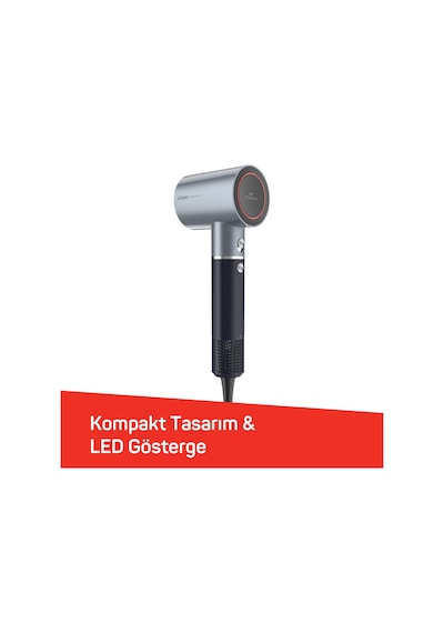 Arzum AR5169 Revolution Profesyonel İyonlu Saç Kurutma Makinesi 1600W, BLDC Motoru, Platin Gri