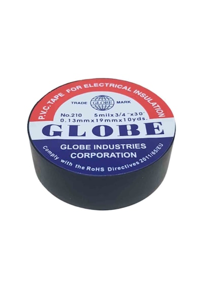 Globe No210-sh ,19mt 1-adet Siyah İzole Bant