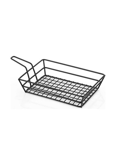 Altınbaşak Dikdörtgen Kulplu Sunum Sepeti 28x16cm A00903 Siyah