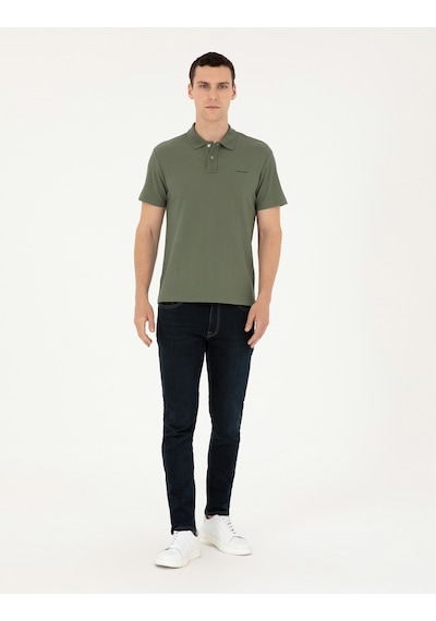 Pierre Cardin Erkek Haki Tişört 50296569-vr027 Haki