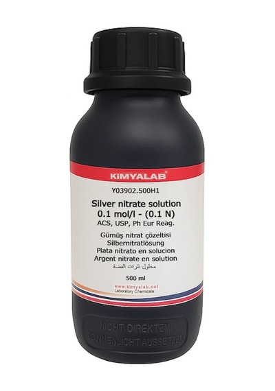 Kimyalab Gümüş Çözeltisi 0.1 mol/L - 0.1 N - 500 ML