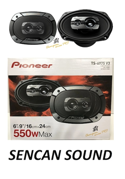Pioneer Ts-6975 V3 550 Watt Şampiyon Serisi Oval Hoparlör - Sencan Sound Farkıyla
