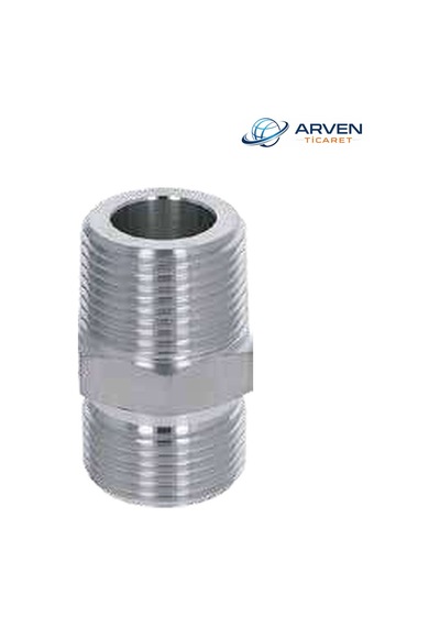 Tkc 1 İnç Paslanmaz 304 Dişli Hex Nipel Tkc77106-025