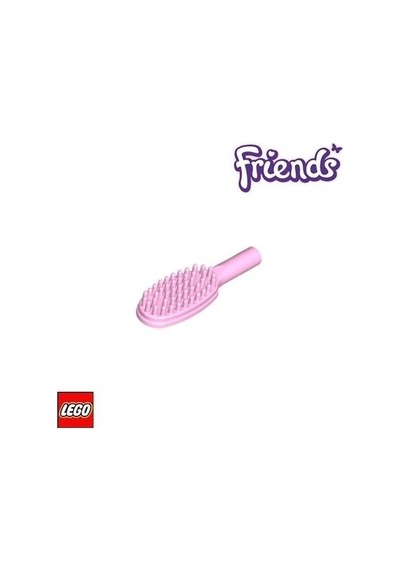 Minifigür Aksesuarları: Tarak Hairbrush Pembe