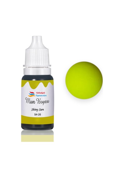 Mum Boyası Sıvı Pigment Boya 20 Ml Shiny Sarı - Sh20