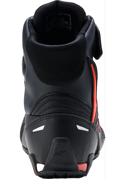 Alpinestars Faster-4 Drystar Su Geçirmez Motosiklet Ayakkabı Kırmızı - Siyah