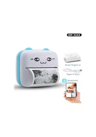 Zenviya21 Mini Printer Etiket Çıkarıcı Yazıcı Zenya785