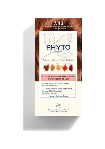 Phyto Color Bitkisel Saç Boyası 7.43 - Kumral Bakır Dore
