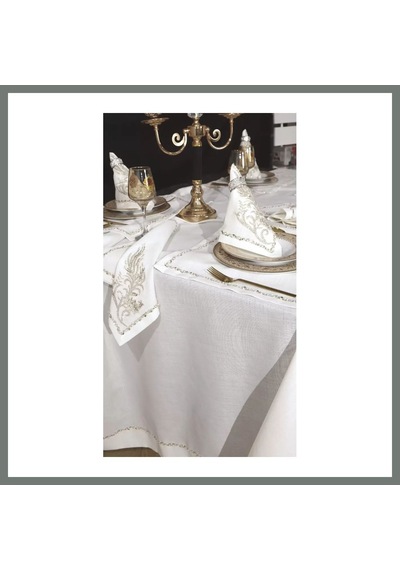 Mmb-trade Sofra Takımı Valeron Gardenya Keten Yemek Takımı 160x260 Masa Seti 26 Parça Pullu Boncuklu Krem Mmbz Mmb-trade Sofra Takımı Valeron Gardenya Keten Yemek Takımı 160x260 Masa Seti 26 Parça Pullu Boncuklu Krem Mmbz