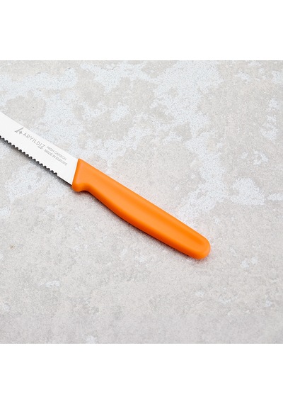 Aryıldız Solo Domates Bıçağı Turuncu 11 Cm Renkli