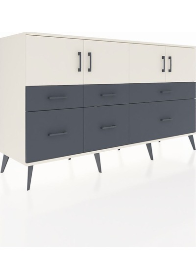 Kronos Konsol 4 Raflı 6 Çekmeceli 4 Kapaklı 176x59x99 Aytaşı-ayta Aytaşı-aytaşı/antrasit Kronos Konsol 4 Raflı 6 Çekmeceli 4 Kapaklı 176x59x99 Aytaşı-ayta Aytaşı-aytaşı/antrasit