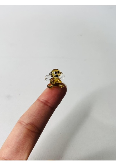 El Yapımı Mini Murano Cam Arı Biblo A147-03