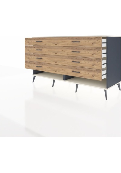 Kronos Konsol 8 Çekmeceli 176x59x99 Antrasit-aytaşı/çam Aytası/atlas Çam - Antrasıt Kronos Konsol 8 Çekmeceli 176x59x99 Antrasit-aytaşı/çam Aytası/atlas Çam - Antrasıt