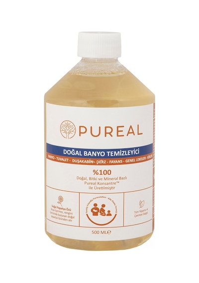Pureal Doğal Banyo Temizleyici 500 Ml Tekli
