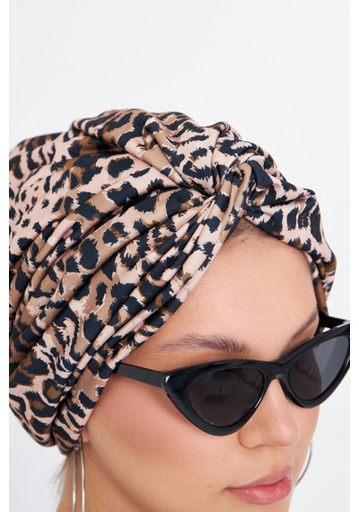Hürrem Bone Pudra Çapraz Büzgülü Tesettür Bone Sandy Leopar Desen 2511 06 Pudra Hürrem Bone Pudra Çapraz Büzgülü Tesettür Bone Sandy Leopar Desen 2511 06 Pudra
