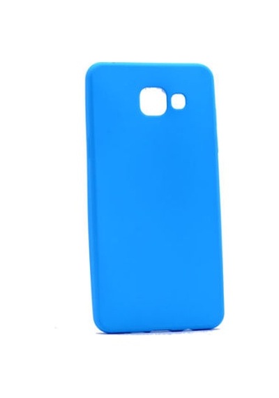 Samsung Galaxy Uyumlu A7 2016 Kılıf Esnek Yapılı İnce Slim Silikon Kapak Ryc/premier Saks Mavisi