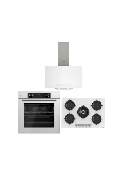Ferre Fryart XE63CB - RS036 - D064 Beyaz Ankastre Set
