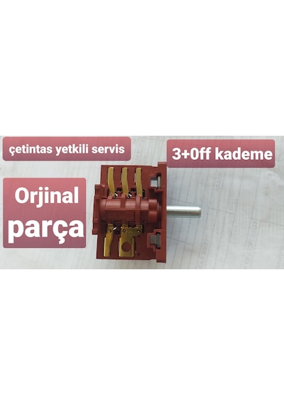 Çetintaş Ankastre Fırın 3+Off Komitatör Kademe Anahtarı - 429147428