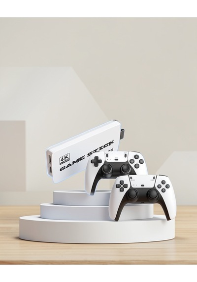Oyun Konsolu 3d 4k Game Stick 2000 Oyunlu Çift Konsol 08872282