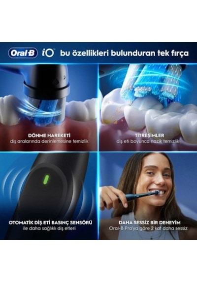 Siyah Şarjlı Diş Fırçası Seyahat Kabı İle 2 Adet