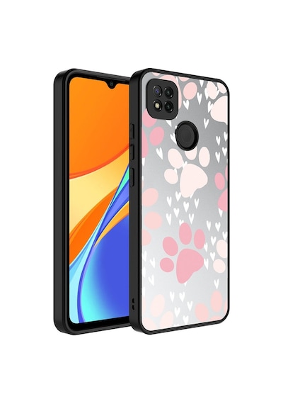 Xiaomi Redmi 9c Kılıf Aynalı Desenli Kamera Korumalı Parlak Zore Mirror Kılıf