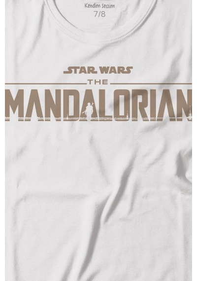 The Mandalorian Bebek Yoda Cep Tasarımı Star Wars Baskılı Tişört Çocuk T-shirt 001