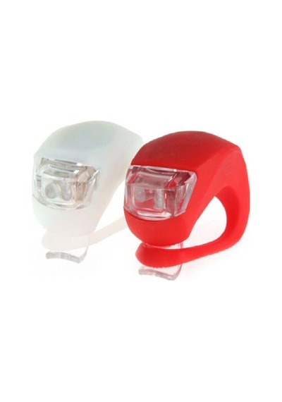 Bisiklet Gidon Işığı Led İkili K-3781 Siyah