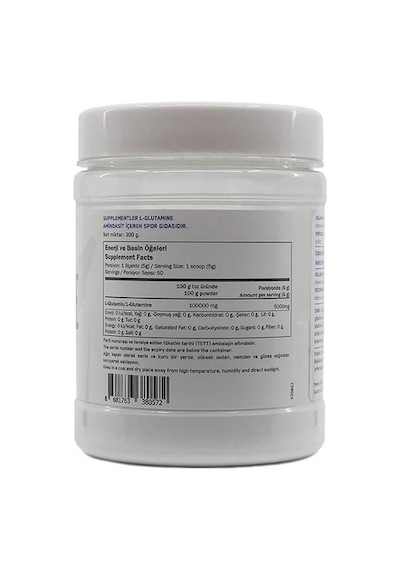 Supplementler Glutamine 300 Gr Aromasız