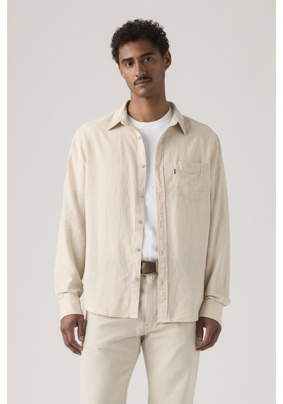 Levi's Erkek Bej Cepli Keten Gömlek - 85746-0197