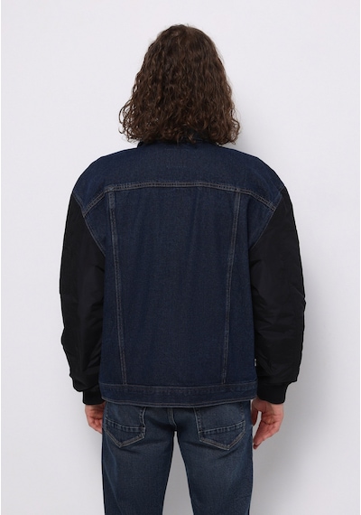 Colin's Colins Oversize Fit Düğmeli Astarsız Erkek Koyu Mavi Ceket Cl1076080 Q1.v1 Dn44498 Denim Colin's Colins Oversize Fit Düğmeli Astarsız Erkek Koyu Mavi Ceket Cl1076080 Q1.v1 Dn44498 Denim