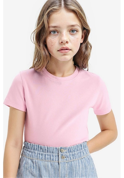 Defacto Kız Çocuk Slim Fit Dar Kesim Bisiklet Yaka Ribana Basic Düz Kısa Kollu Tişört B3054a825smpn444 Pembe Defacto Kız Çocuk Slim Fit Dar Kesim Bisiklet Yaka Ribana Basic Düz Kısa Kollu Tişört B3054a825smpn444 Pembe
