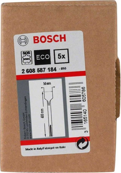 Bosch SDS-Max 400x50 mm 5'li Yassı Keski - 2608587184