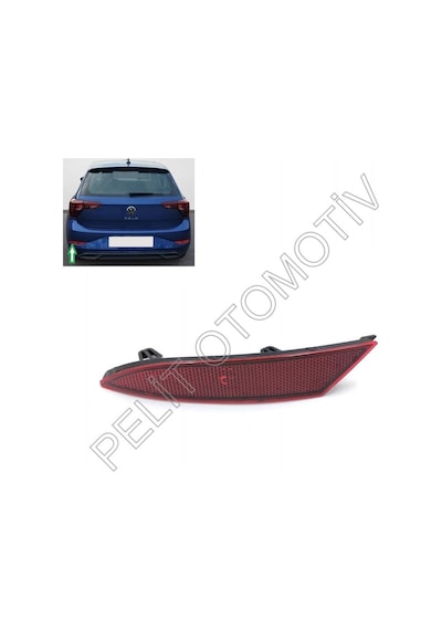 Polo Arka Tampon Reflektörü Sol Dış 2g0945105a 2018-2025