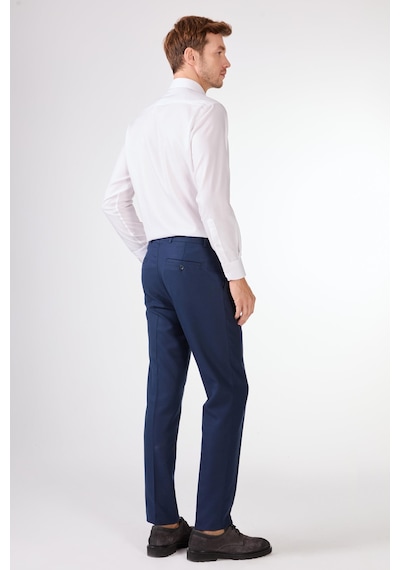 Dufy Lacivert Örgü Desen Slim Fit Casual Takım Elbise Lacivert Dufy Lacivert Örgü Desen Slim Fit Casual Takım Elbise Lacivert