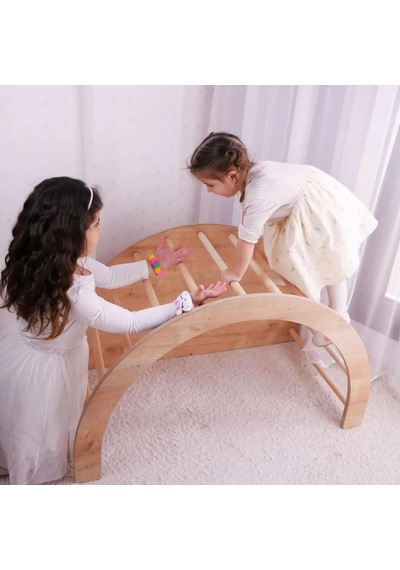 Reyo Montessori Sincap Pikler Aktivite Ve Oyun Masası, Kaydıraklı Tırmanma Seti Ve Sandalye Çok Renkli Reyo Montessori Sincap Pikler Aktivite Ve Oyun Masası, Kaydıraklı Tırmanma Seti Ve Sandalye Çok Renkli