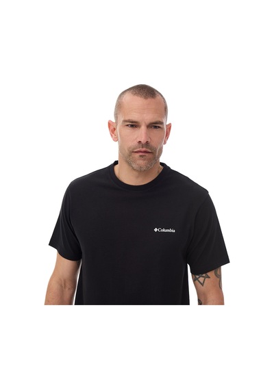 Columbia Scoped View Erkek Siyah Outdoor T-shirt Cs0475-010
