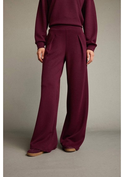Defacto Regular Fit Normal Bel Düz Paça Modal Pantolon G2911ax25aubr115 Bordo