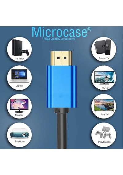 Microcase Yüksek Hızlı 4k Ultra Hd Hdmı Kablo 3 Metre - Al3772