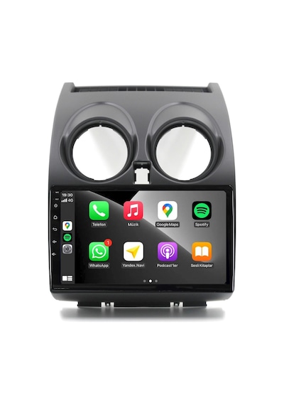 Nissan Qashqai Araç Multimedya Android Ekran Carplay Double Teyp 4+64 9" 07-13 Black Navımex