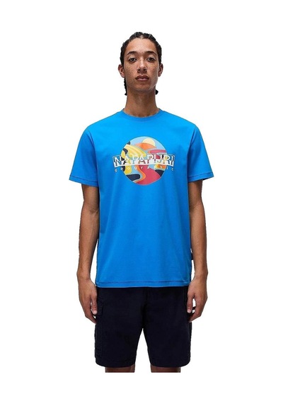 Napapijri S-valdor Ss T-shirt - Np0a4ıe6b2w1-10435 Mavi