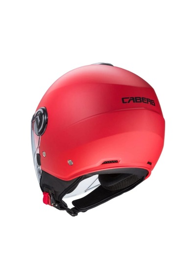Caberg Riviera V4 Güneş Vizörlü Yarım Açık Motosiklet Kaskı Mat Kırmızı