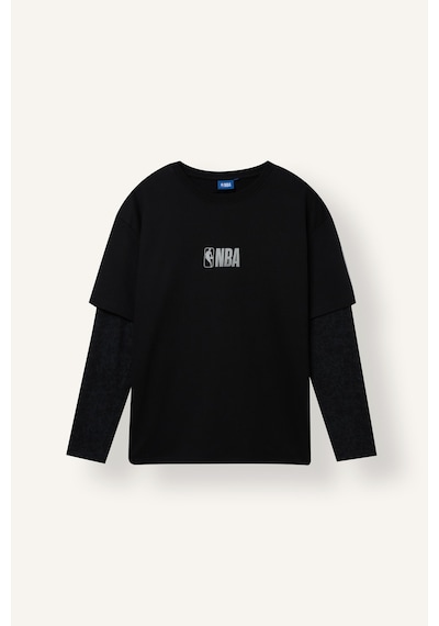 Defacto Nba Sırt Baskılı Oversize Bisiklet Yaka Sweatshirt I1552ax26wnbk81 Siyah-bk81