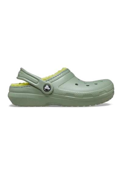 Crocs Classic Lined Clog Kids Çocuk Yeşil Terlik 207010-308 Yeşil