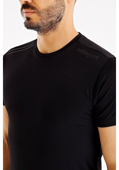 Uhlsport Erkek Günlük T-shirt Kevin M 3202110 Siyah