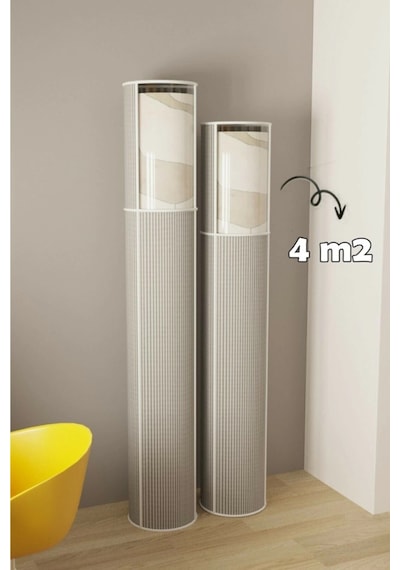 Hava Geçiren Pvc Pencereli , Kapasiteli, Toz Ve Nem Koruyucu Halı Kılıfı Hurcu 4 M² Diğer