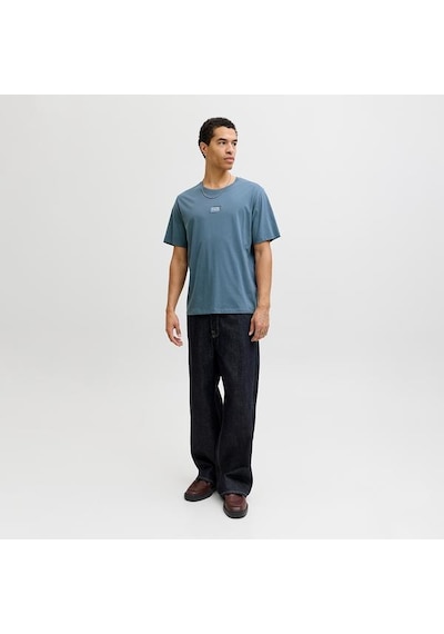 Jack & Jones Jack&jones Corp Graphic Erkek Mavi Tişört Mavi